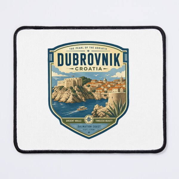 Item preview, Dubrovnik Croatia The Pearl Of The Adriatic Travel Souvenir designed and sold by Simsimah26Parks.