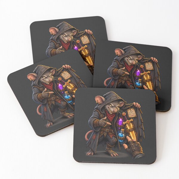 Item preview, Loot Addiction Rat Dealer Funny Gaming RPG Fantasy Design designed and sold by PXEpic.