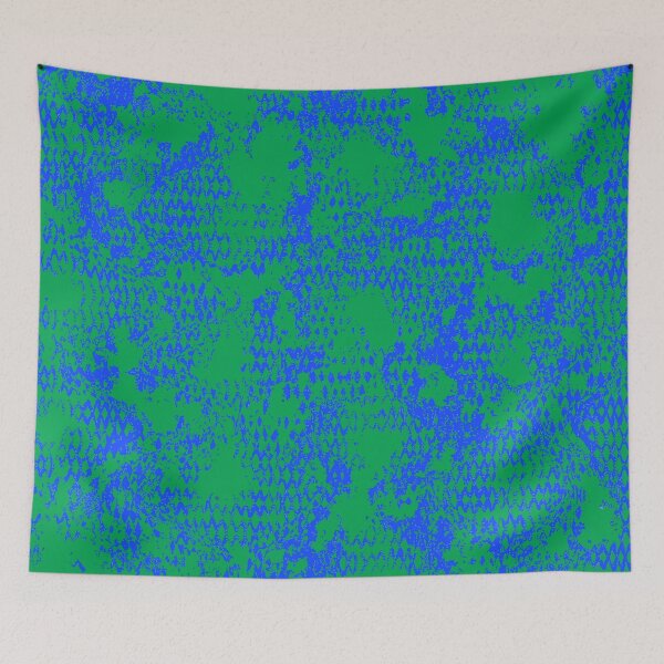 Item preview, Modern Distressed Python Print Pattern | Green & Blue designed and sold by Frohyou.