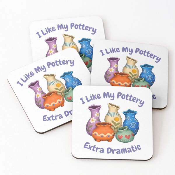 Item preview, I like My Pottery Extra Dramatic Blue designed and sold by SamanthaLPottery.