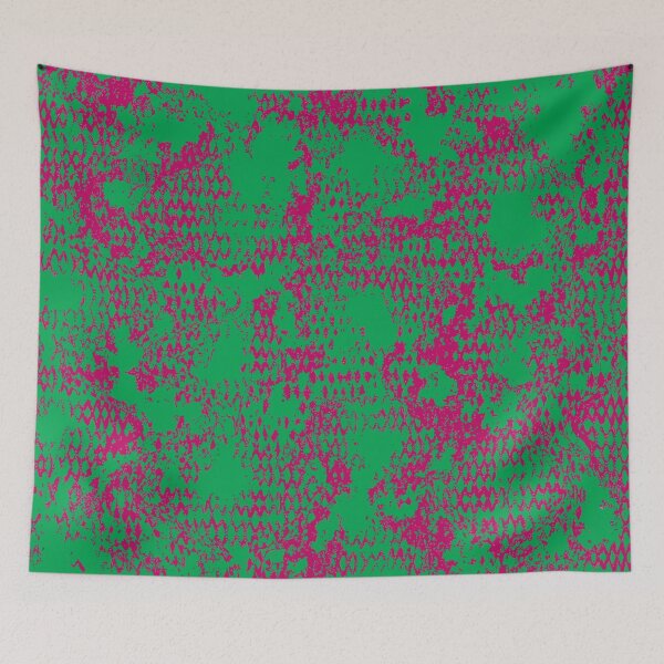 Item preview, Modern Distressed Python Print Pattern | Green & Pink designed and sold by Frohyou.