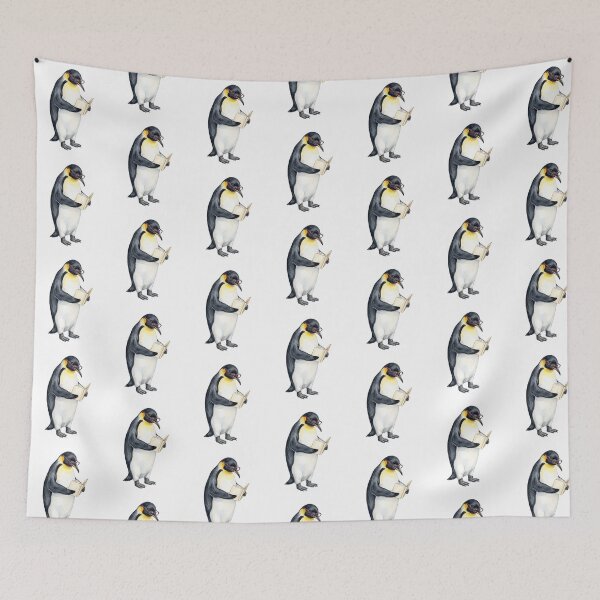 Item preview, Penguin Reading with Glasses designed and sold by Roy & Tiffany.