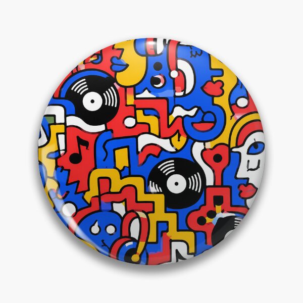 Item preview, The Vinyl Groove Doodle Maze designed and sold by Thai Vibe Studio.