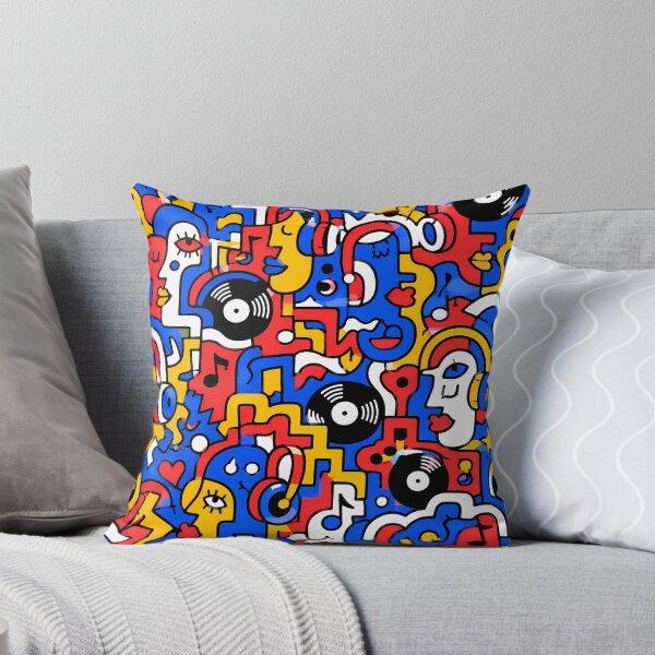 Item preview, The Vinyl Groove Doodle Maze designed and sold by Thai Vibe Studio.