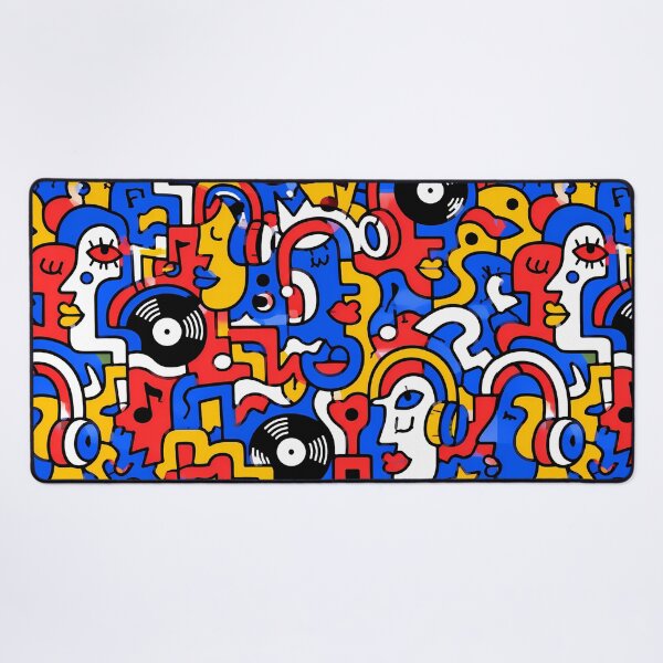 Item preview, The Vinyl Groove Doodle Maze designed and sold by Thai Vibe Studio.