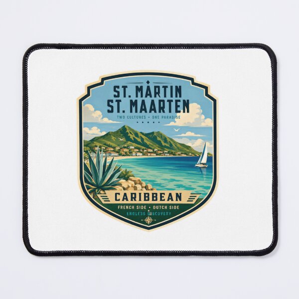 Item preview, St. Martin St. Maarten Caribbean Island Travel Vacation Souvenir designed and sold by Simsimah26Parks.