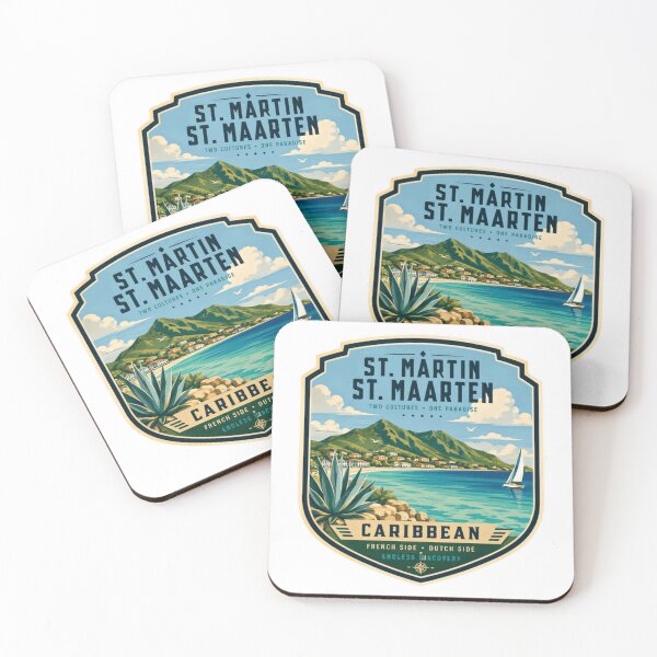 Item preview, St. Martin St. Maarten Caribbean Island Travel Vacation Souvenir designed and sold by Simsimah26Parks.