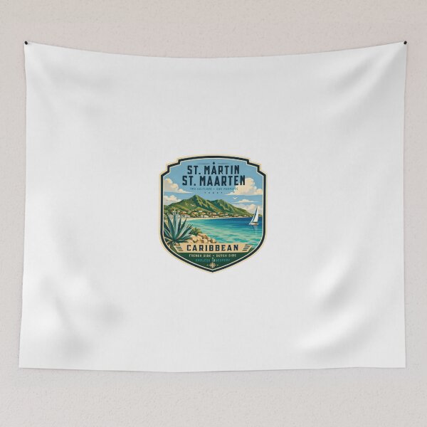 Item preview, St. Martin St. Maarten Caribbean Island Travel Vacation Souvenir designed and sold by Simsimah26Parks.