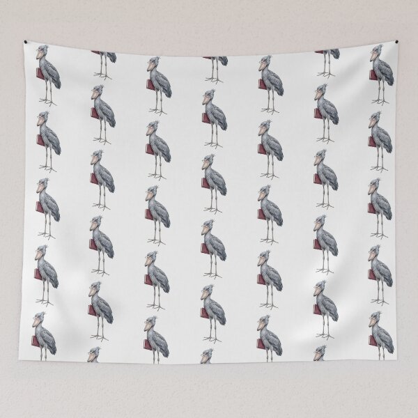 Item preview, Shoebill Stork with Book designed and sold by Roy & Tiffany.