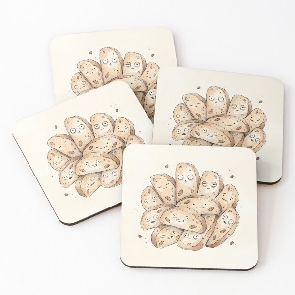 Item preview, Cute Biscotti Pile Kawaii Italian Biscuit Illustration designed and sold by DuckOddity.