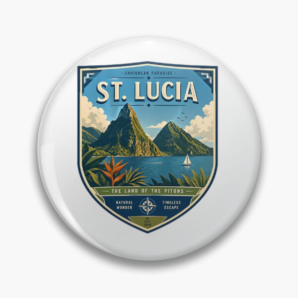 Item preview, Caribbean Paradise St. Lucia The Land Of The Pitons Travel Vacation Island Destination designed and sold by Simsimah26Parks.