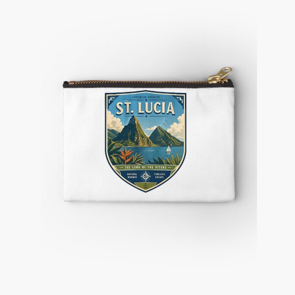 Item preview, Caribbean Paradise St. Lucia The Land Of The Pitons Travel Vacation Island Destination designed and sold by Simsimah26Parks.