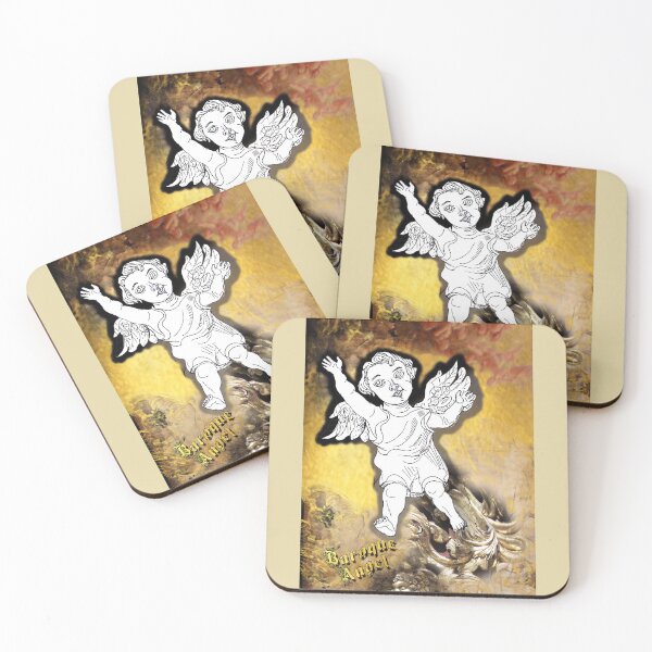 Item preview, Baroque Angel Contemplating Heaven (Drawing by ACCI) designed and sold by VanyssaGraphics.