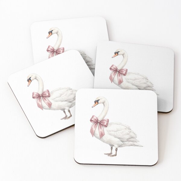 Item preview, Graceful Swan Pink Bow designed and sold by Roy & Tiffany.