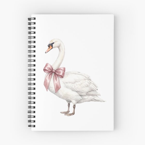 Item preview, Graceful Swan Pink Bow designed and sold by Tiffany Roy.