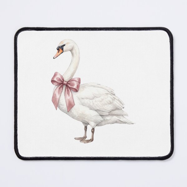 Item preview, Graceful Swan Pink Bow designed and sold by Roy & Tiffany.