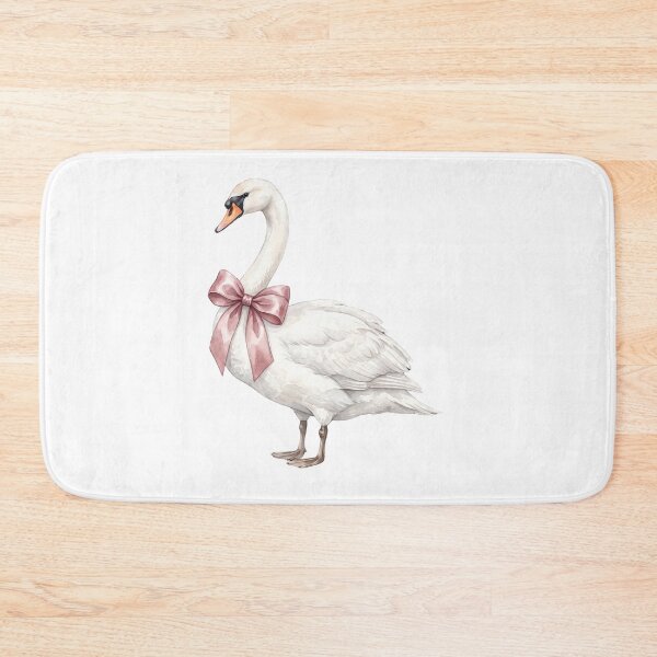 Item preview, Graceful Swan Pink Bow designed and sold by Tiffany Roy.