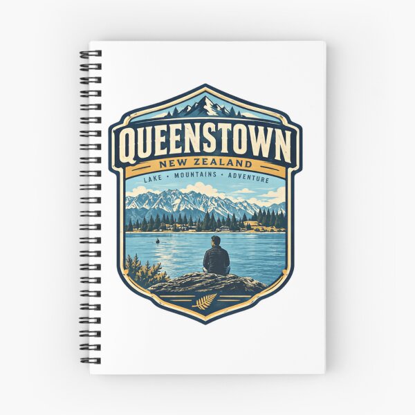 Item preview, Queenstown New Zealand Lake Mountains Adventure Travel Souvenir designed and sold by Simsimah26Parks.