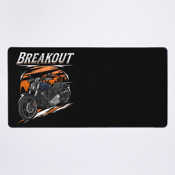 Item preview, Motorcycle Breakout 2020 Zephyr Blue & Black Sunglo for Motorcycle Riders designed and sold by MotoApparelHub.