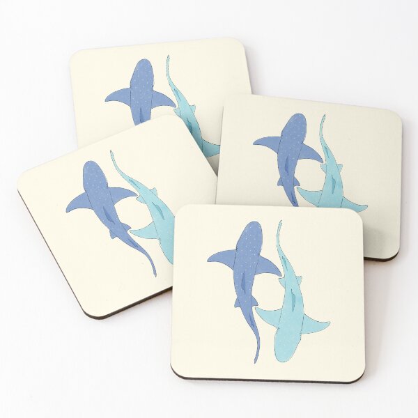Item preview, Yin and Yang sharks designed and sold by DoodlesbyYaz.