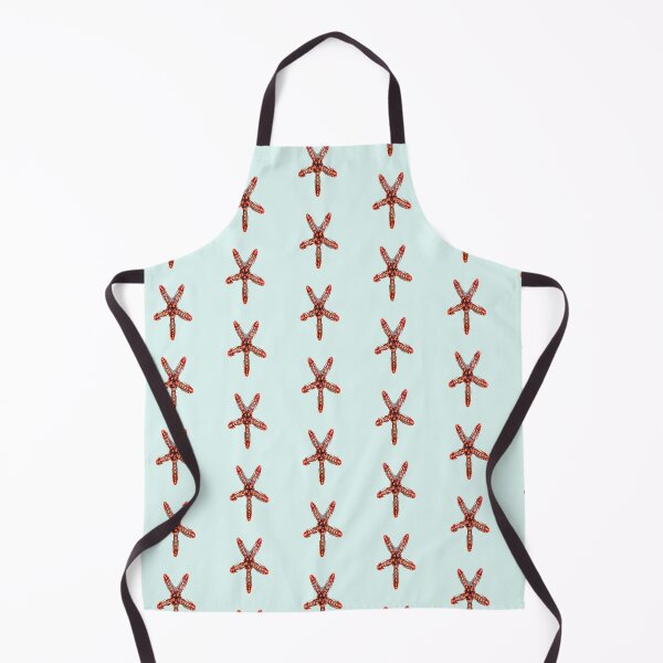 Item preview, Orange Sea Star – Unique Marine Life Design designed and sold by Marilia Rosado Studio.