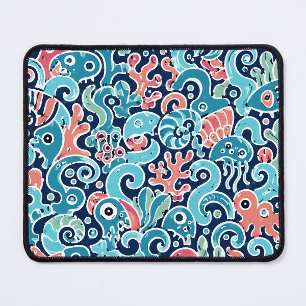 Item preview, Deep Sea Labyrinth (Oceanic x Doodle) designed and sold by Thai Vibe Studio.