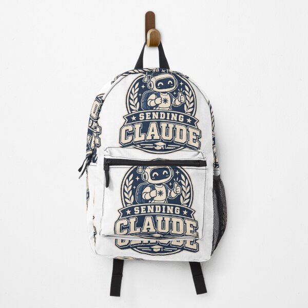 Item preview, Sending Claude Robot Graduation Vintage Crest University designed and sold by DesignArtist.ia.