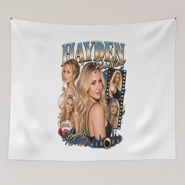 Item preview, Hayden Panettiere Retro Hollywood Heroes Fan Design designed and sold by CatLovers Studio.