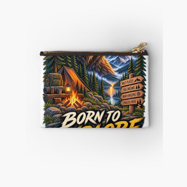 Item preview, Born to Explore Bear Wilderness Adventure designed and sold by Print Print On.