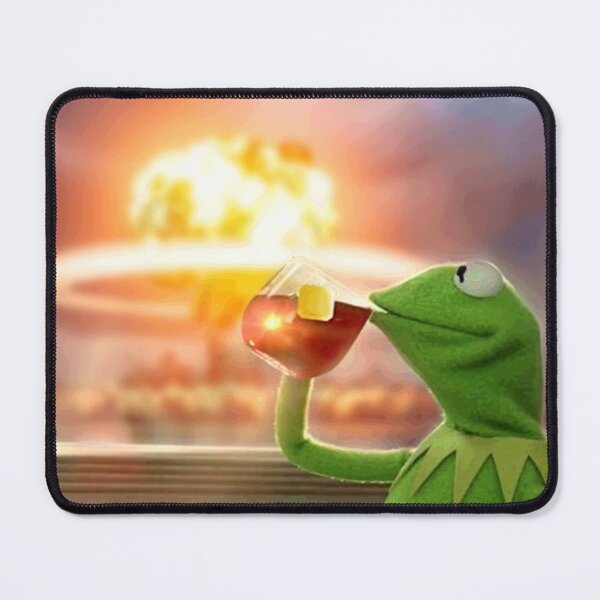 Item preview, Frog Drinks Tea Meme designed and sold by Yulek-Goods.