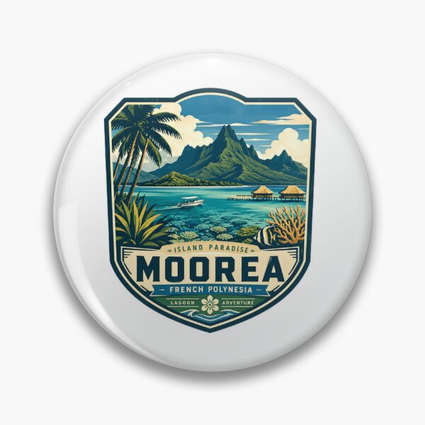 Item preview, Island Paradise Moorea French Polynesia Lagoon Adventure Travel Vacation designed and sold by Simsimah26Parks.