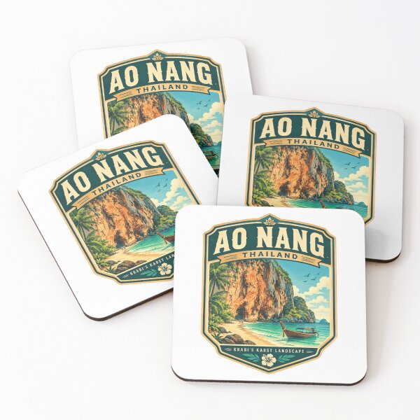 Item preview, Ao Nang Thailand Krabi's Karst Landscape Travel Souvenir Vacation designed and sold by Simsimah26Parks.