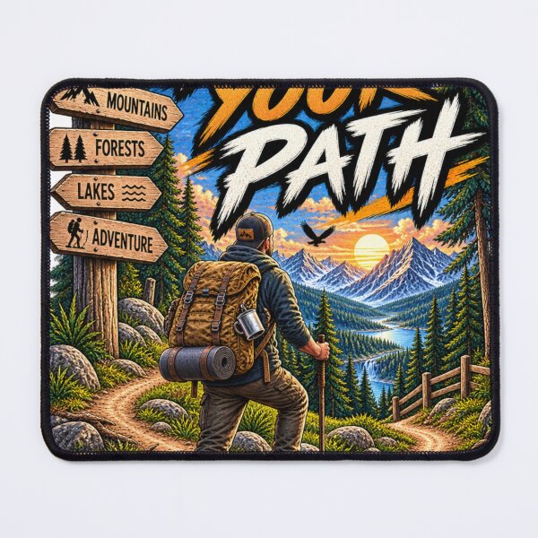 Item preview, Find Your Path Mountain Hiking Adventure designed and sold by Print Print On.