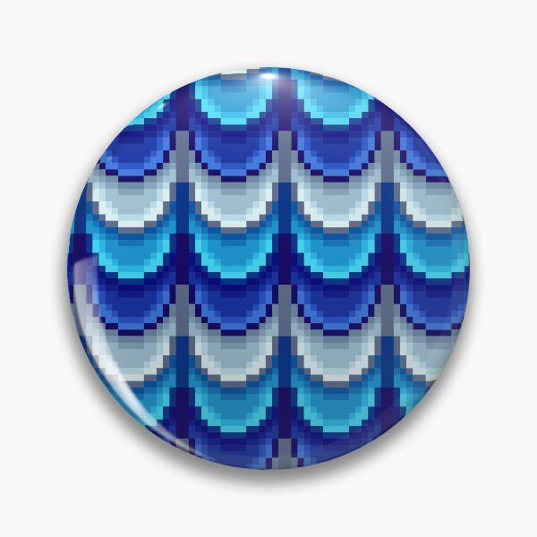 Item preview, Blue pixelart scale pattern designed and sold by CyberphnxArtz.