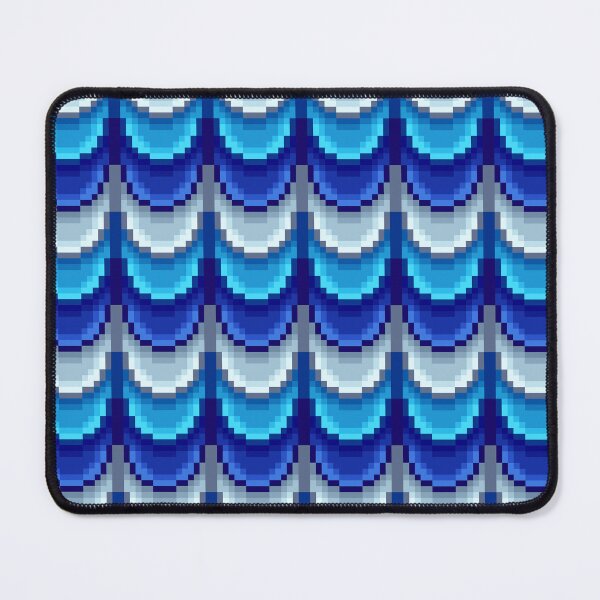 Item preview, Blue pixelart scale pattern designed and sold by CyberphnxArtz.