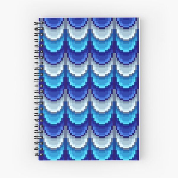 Item preview, Blue pixelart scale pattern designed and sold by CyberphnxArtz.
