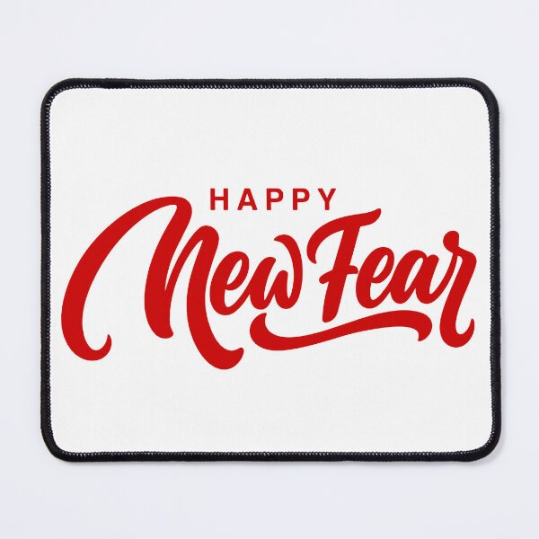 Item preview, Happy New Fear – Funny Sarcastic New Year Typography designed and sold by astercat.