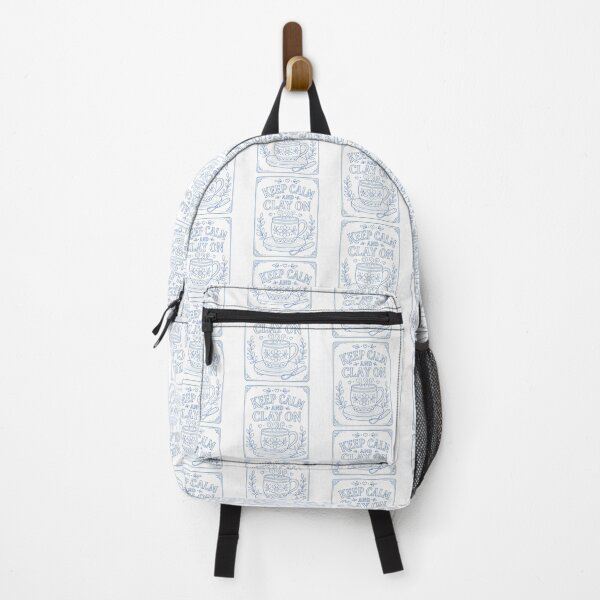 Item preview, Keep Calm & Clay On Mug Blue designed and sold by SamanthaLPottery.