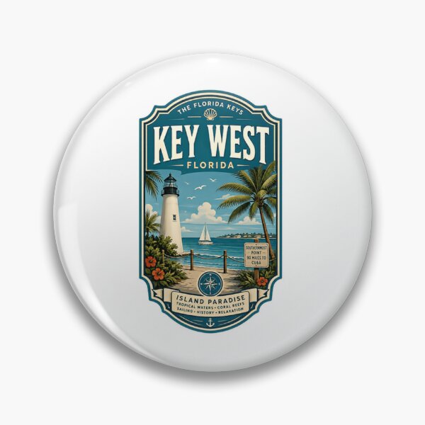 Item preview, The Florida Keys Key West Florida Southernmost Point 90 Miles To Cuba Island Paradise Tropical Waters Coral Reefs Sailing History Relaxation Travel Vacation Souvenir designed and sold by Simsimah26Parks.