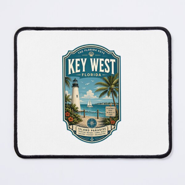 Item preview, The Florida Keys Key West Florida Southernmost Point 90 Miles To Cuba Island Paradise Tropical Waters Coral Reefs Sailing History Relaxation Travel Vacation Souvenir designed and sold by Simsimah26Parks.