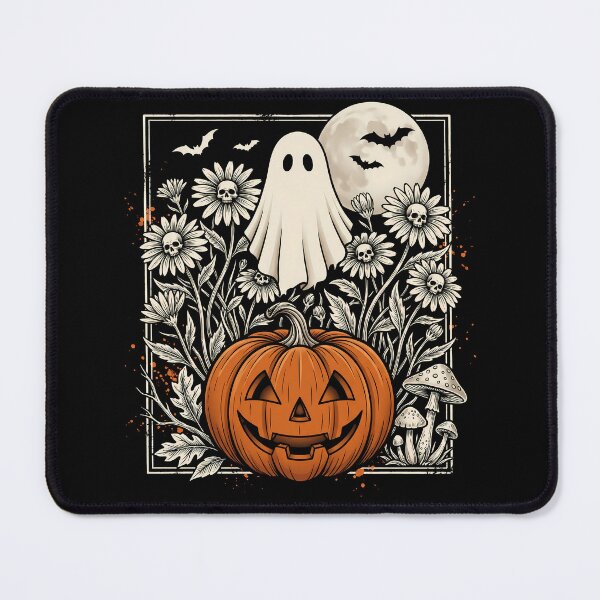 Item preview, funny Vintage Ghost Pumpkin Halloween moon Spooky gift designed and sold by Amzkao.