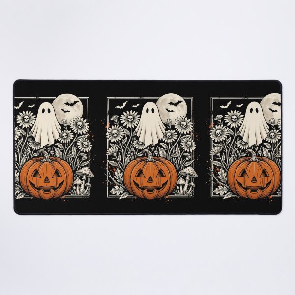 Item preview, funny Vintage Ghost Pumpkin Halloween moon Spooky gift designed and sold by Amzkao.