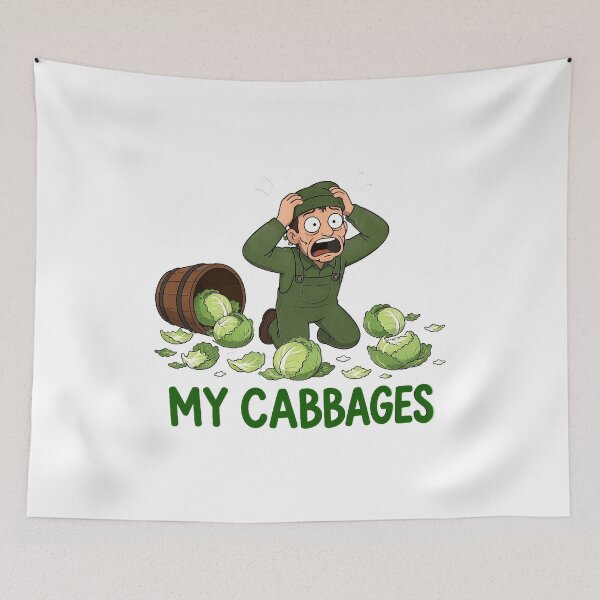 Item preview, Avatar the Last Airbender My Cabbages Meme Design designed and sold by Catsi-Nook-Art.