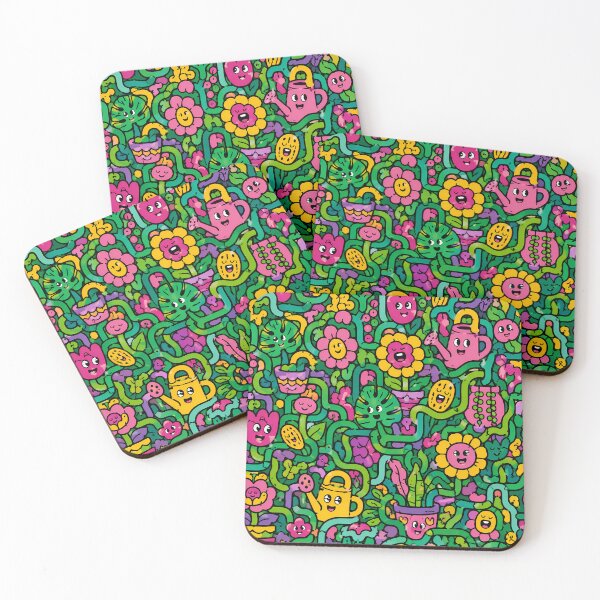 Item preview, Botanical Greenhouse Maze (Nature x Doodle) designed and sold by Thai Vibe Studio.