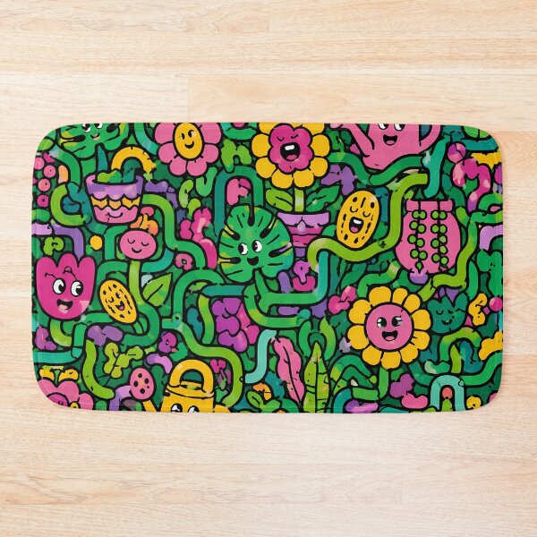 Item preview, Botanical Greenhouse Maze (Nature x Doodle) designed and sold by Thai Vibe Studio.