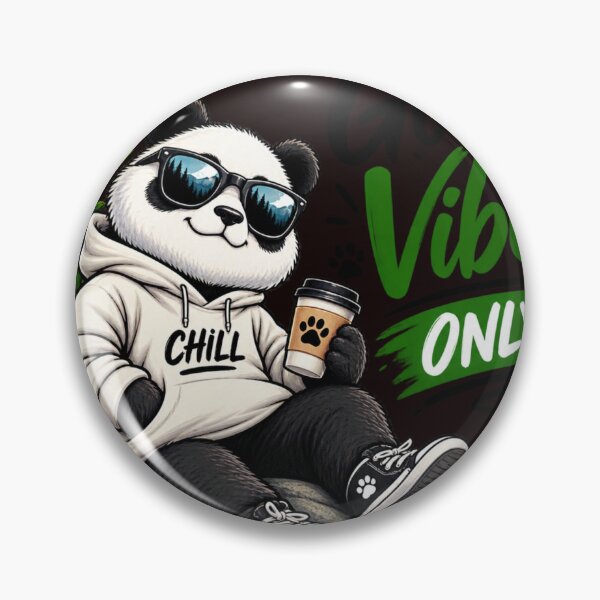 Item preview, Chill Panda Vibes Only – Cute Coffee & Relaxing Lifestyle Design designed and sold by Prince Tripathi .