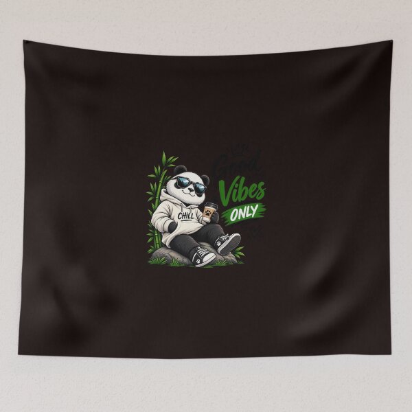 Item preview, Chill Panda Vibes Only – Cute Coffee & Relaxing Lifestyle Design designed and sold by Prince Tripathi .