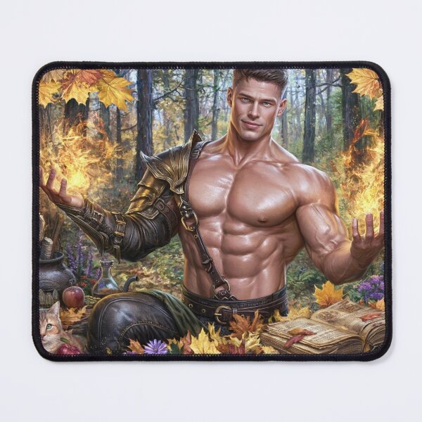Item preview, Autumn Mage — Fantasy Realism Illustration designed and sold by JaimeLikes.