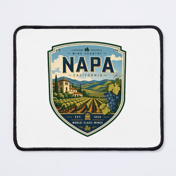 Item preview, Wine Country Napa California Est. 1850 World-Class Wines - Napa Valley Wine Lover Travel designed and sold by Simsimah26Parks.