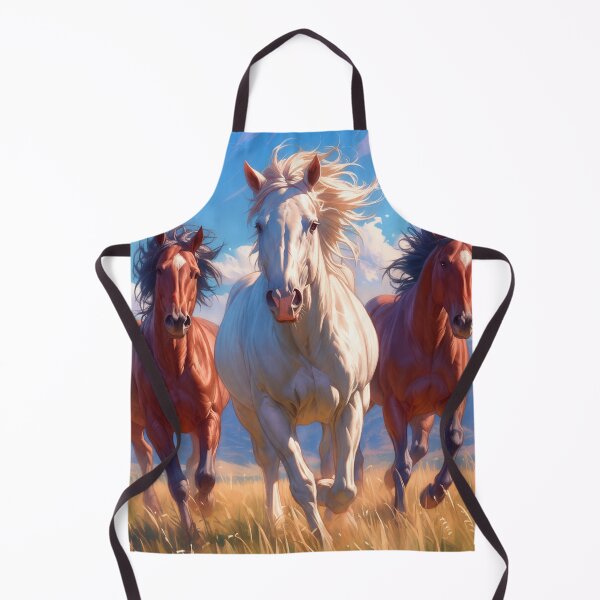 Item preview, Running Wild Horses | Majestic White Stallion & Galloping Horses | Equestrian Art designed and sold by GarnerSupplyCo.